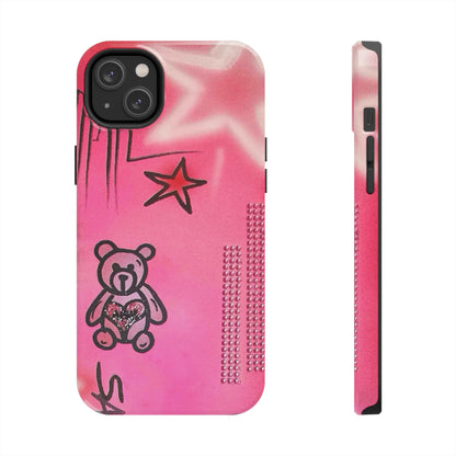 "teddy bear" airbrush iPhone case