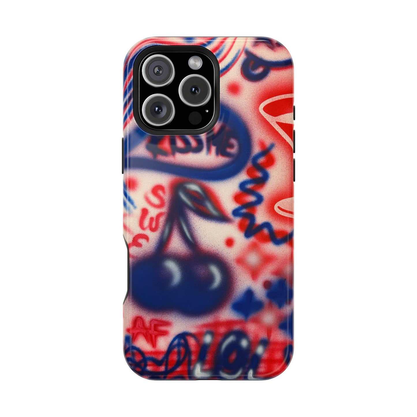 MagSafe „Kiss me“ Airbrush iPhone-Hülle