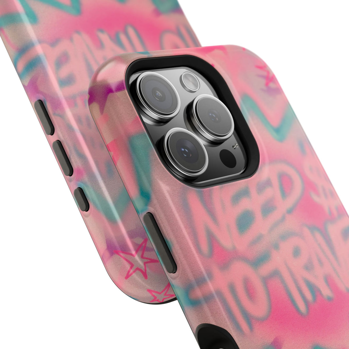 MagSafe "need $$ to travel" airbrush iPhone case