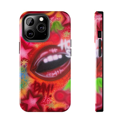 "hot stuff" airbrush iPhone case