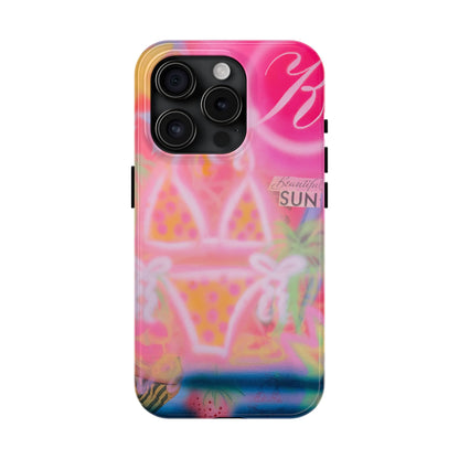 "santa monica strawberry" airbrush iPhone case