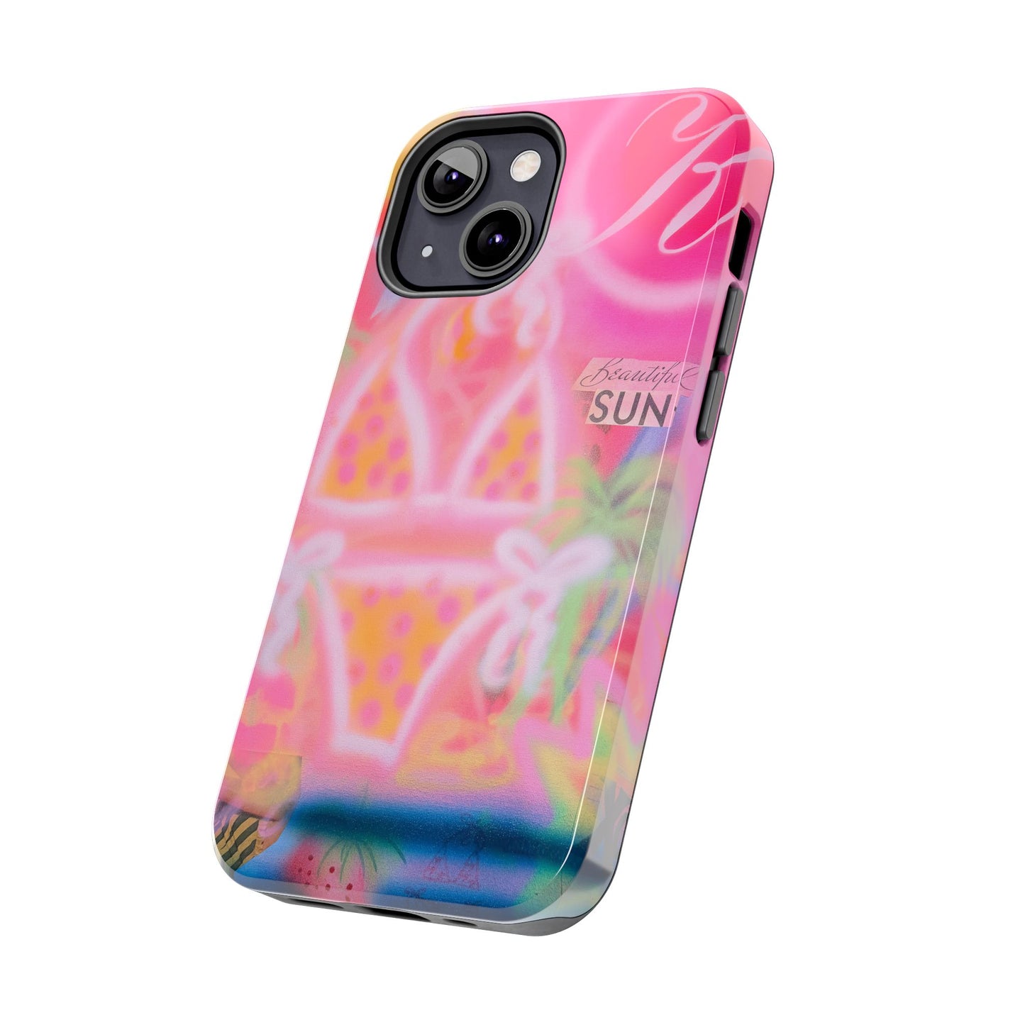 "santa monica strawberry" airbrush iPhone case