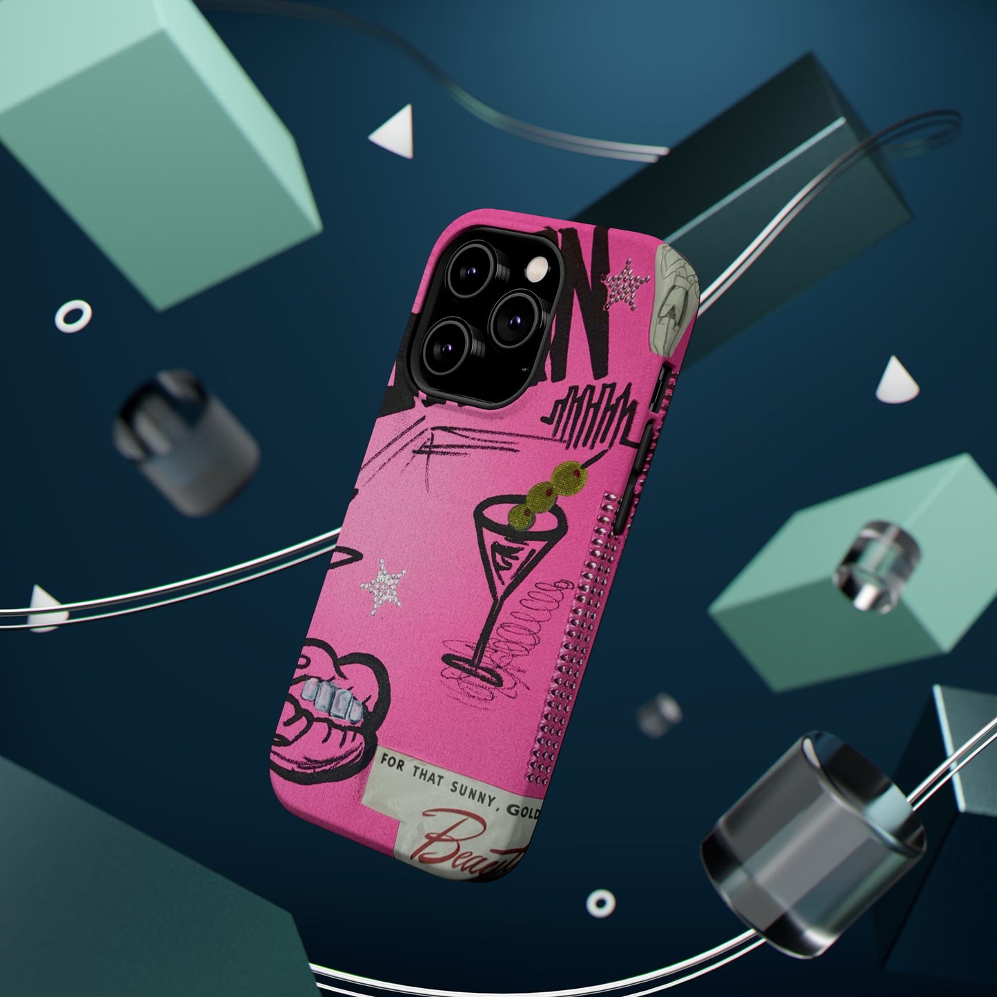 MagSafe "high fashion" airbrush iPhone case