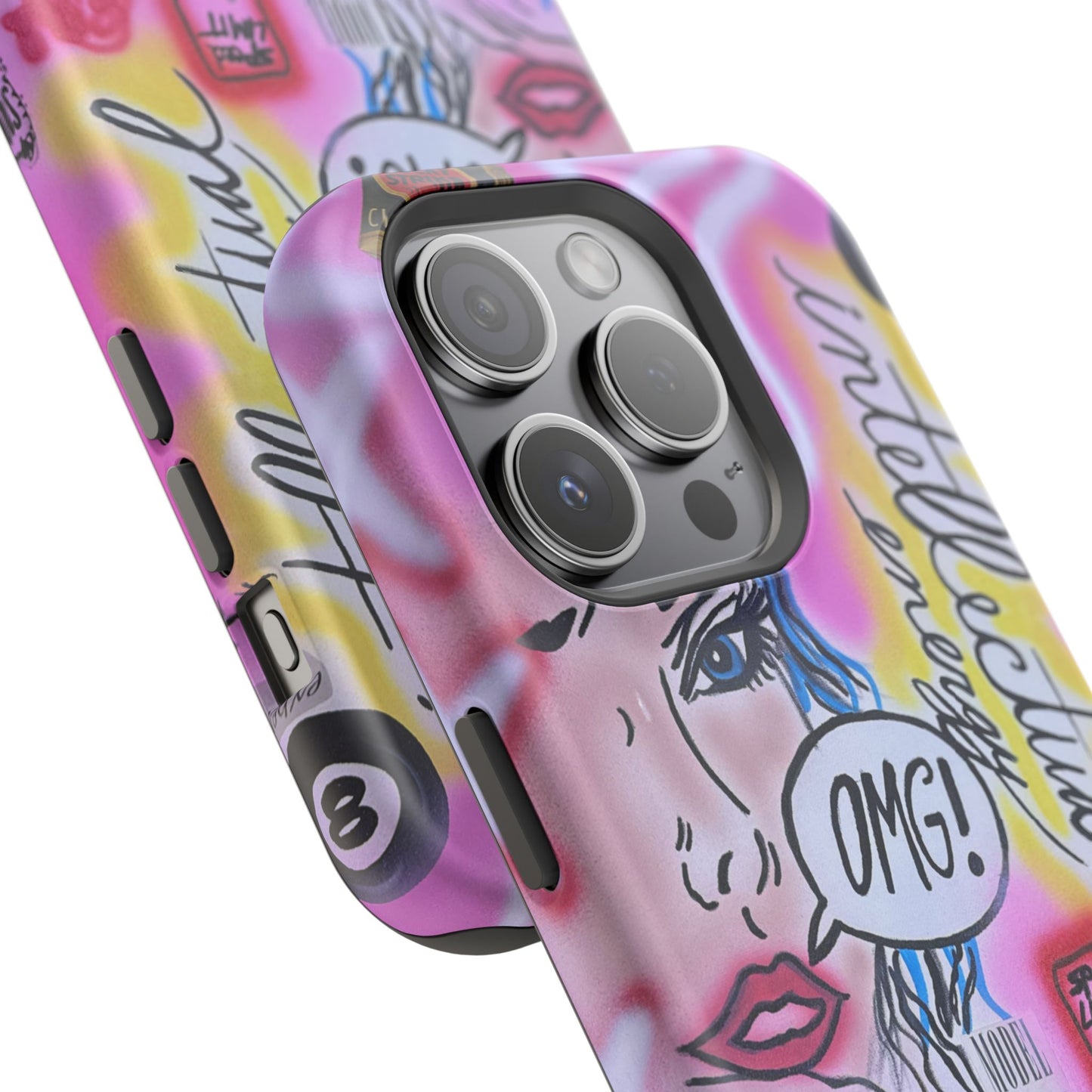 MagSafe "intellektuelle Energie" Airbrush iPhone Hülle