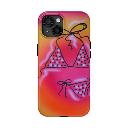 "glitter bikini" airbrush iPhone case