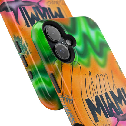 MagSafe "miami, fl" Airbrush iPhone Hülle