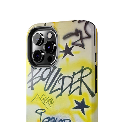 "boulder" airbrush iPhone case