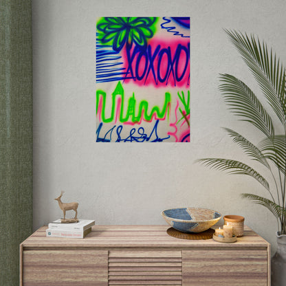 "city secrets" airbrush rolled print