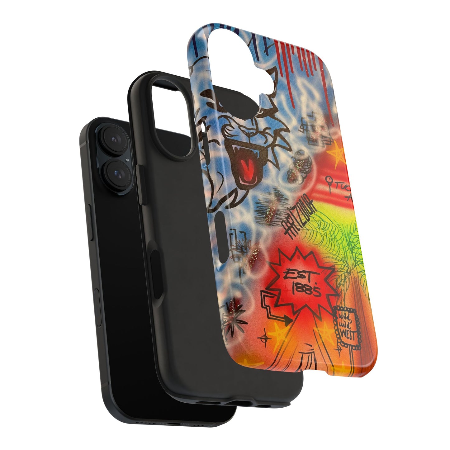 "tucson, arizona pt. 2" airbrush iPhone case