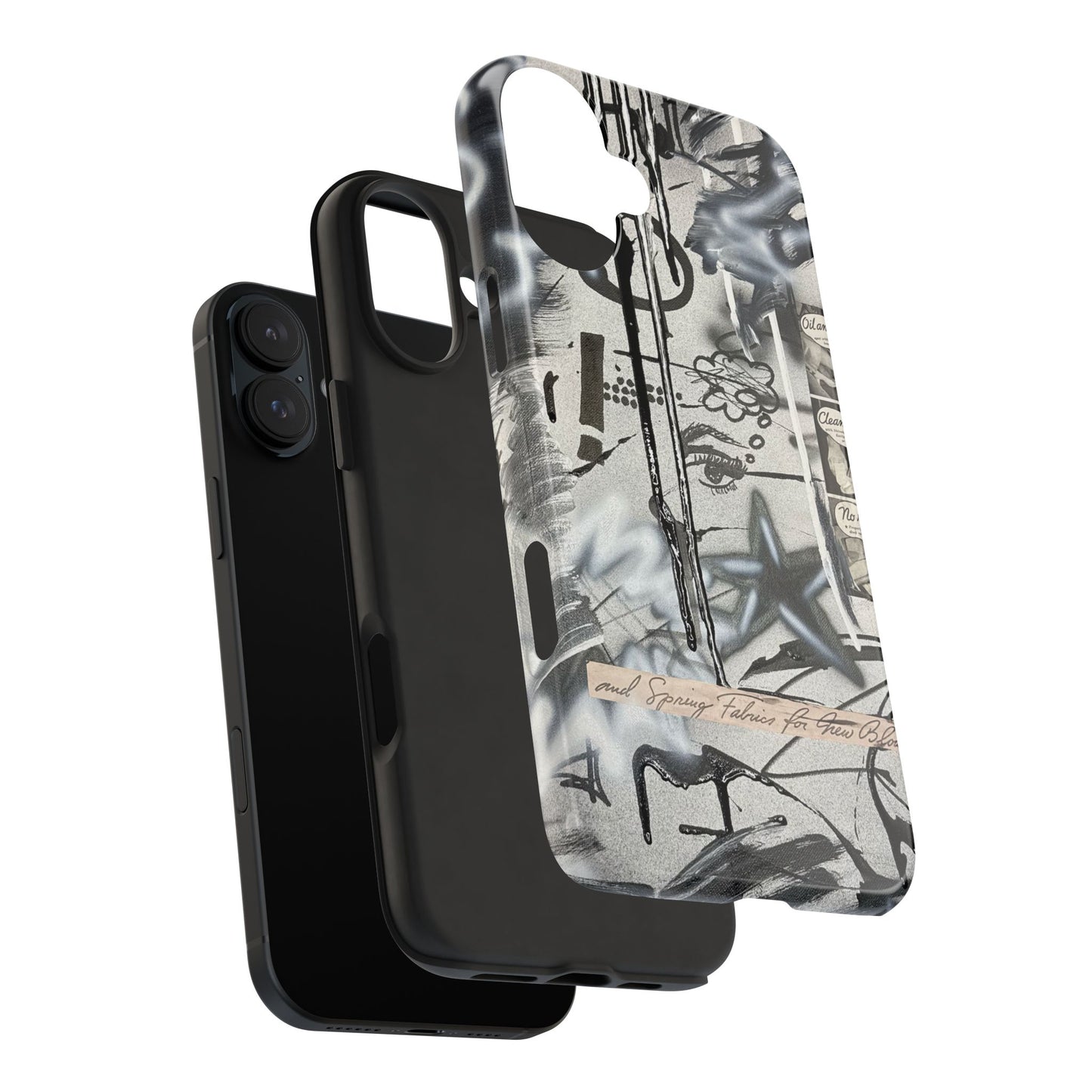 "monochrome mood" airbrush iPhone case