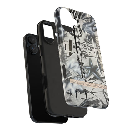 "monochrome mood" airbrush iPhone case