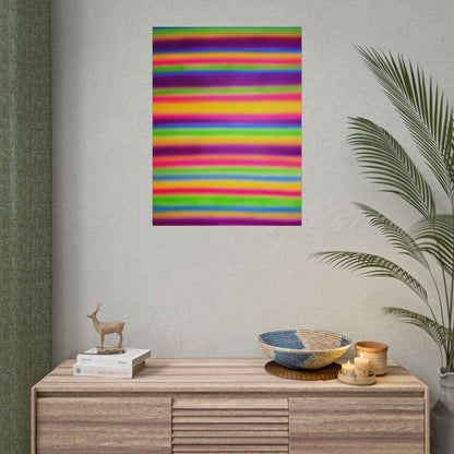 "colorful stripes" airbrush rolled print