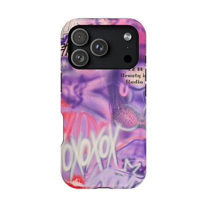 MagSafe "mic check" airbrush iPhone case