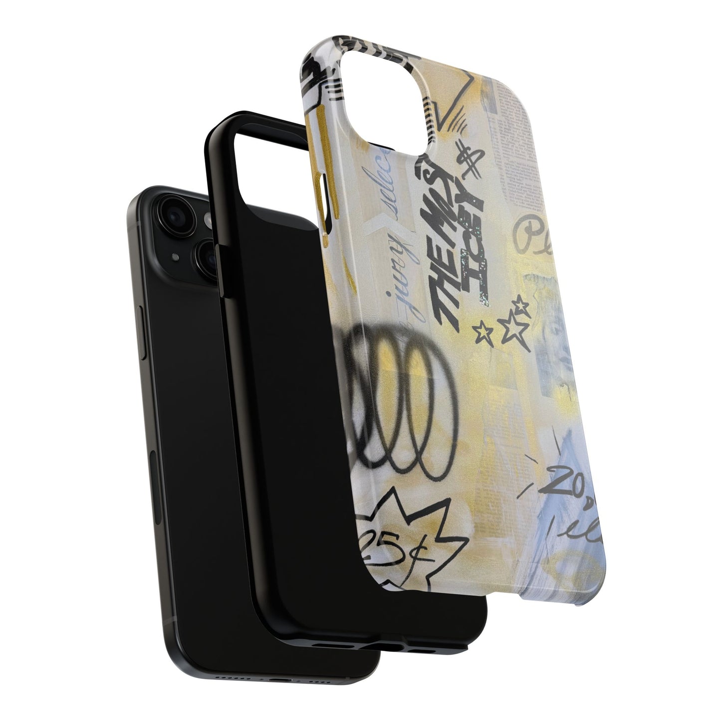 "golden glacier" airbrush iPhone case