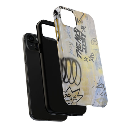 "golden glacier" airbrush iPhone case