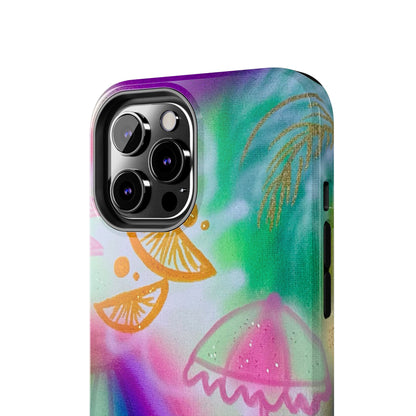 "on the beach" airbrush iPhone case