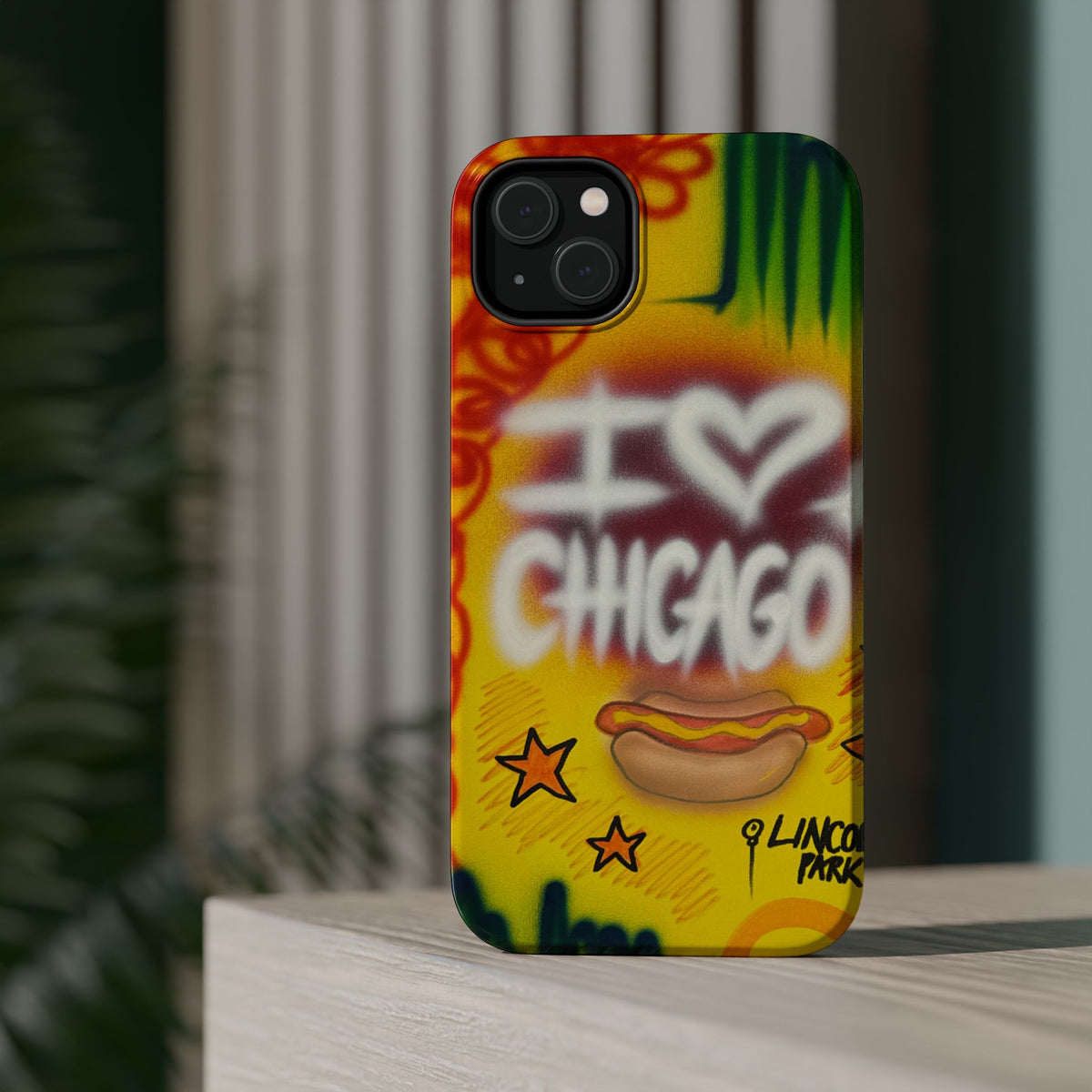 MagSafe "chicago" airbrush iPhone case