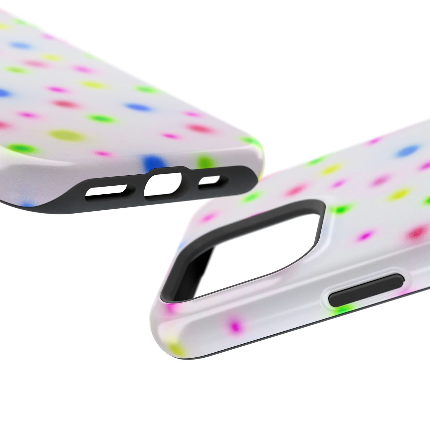 MagSafe "birthday cake polka dot" airbrush iPhone case