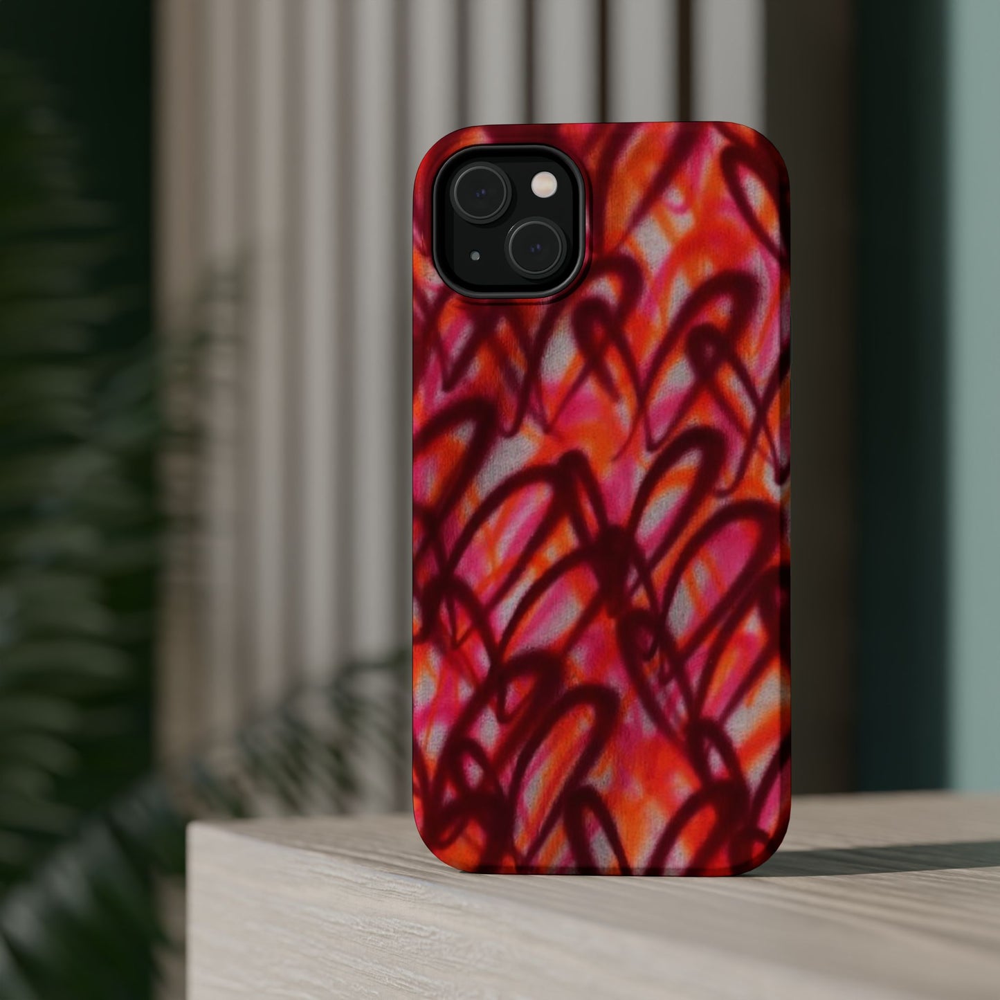 MagSafe „Graffiti Love“ Airbrush iPhone Hülle