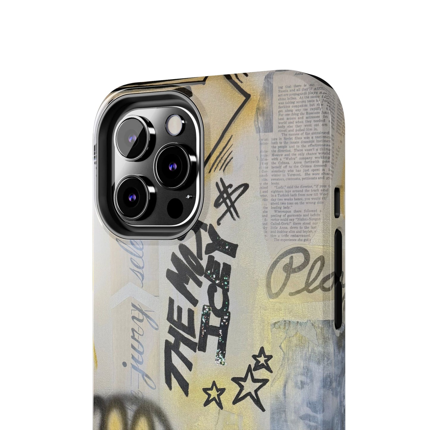 "golden glacier" airbrush iPhone case