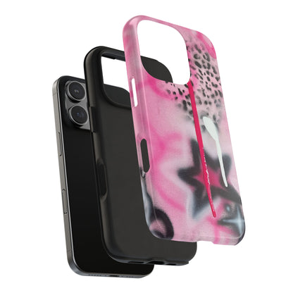 "pink cheetah" airbrush iPhone case