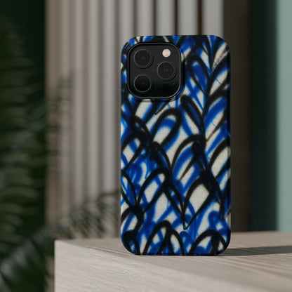 MagSafe "abstract hearts" airbrush iPhone case