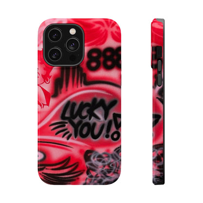MagSafe „lucky you! pt. 2“ Airbrush iPhone Hülle