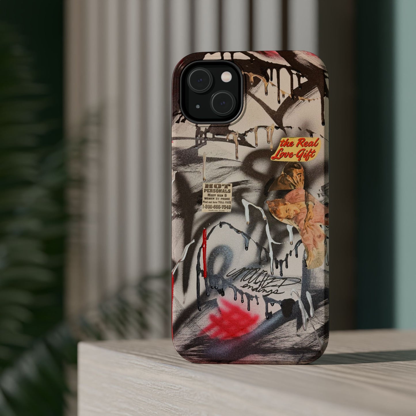MagSafe "real love" airbrush iPhone case