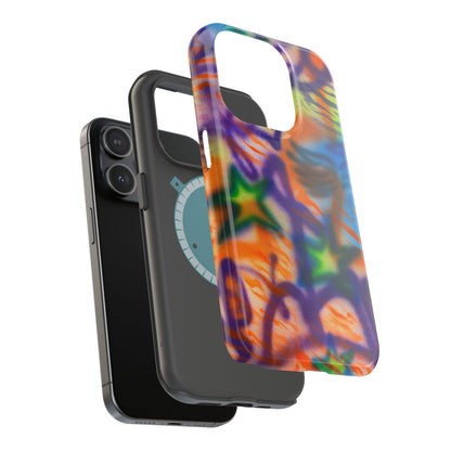 MagSafe "streetwear angel" airbrush iPhone case