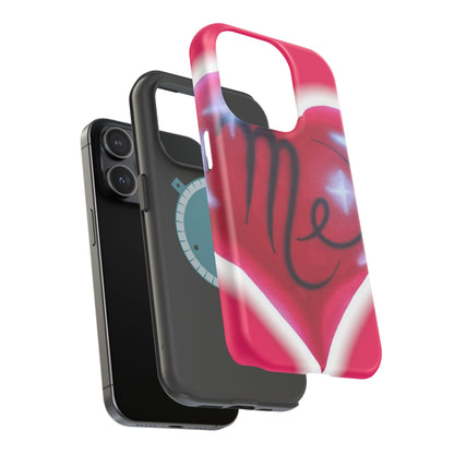 MagSafe "i <3 me" Airbrush iPhone Hülle