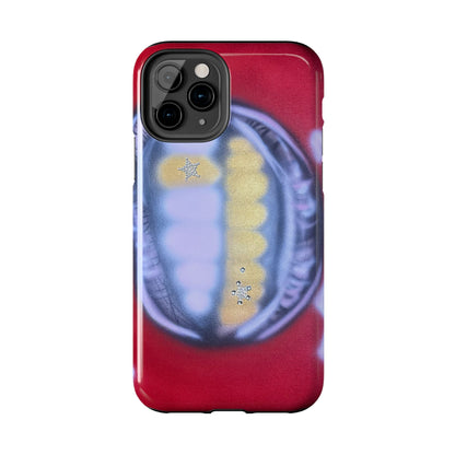 "bite me bling" airbrush iPhone case