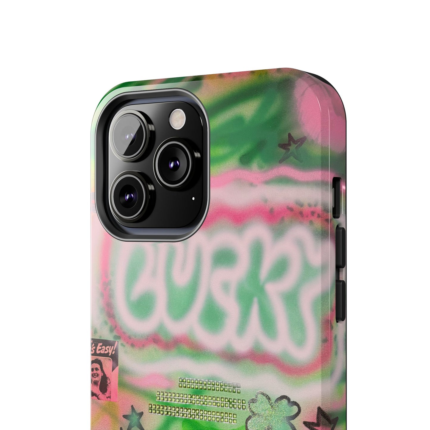 "so lucky" airbrush iPhone case