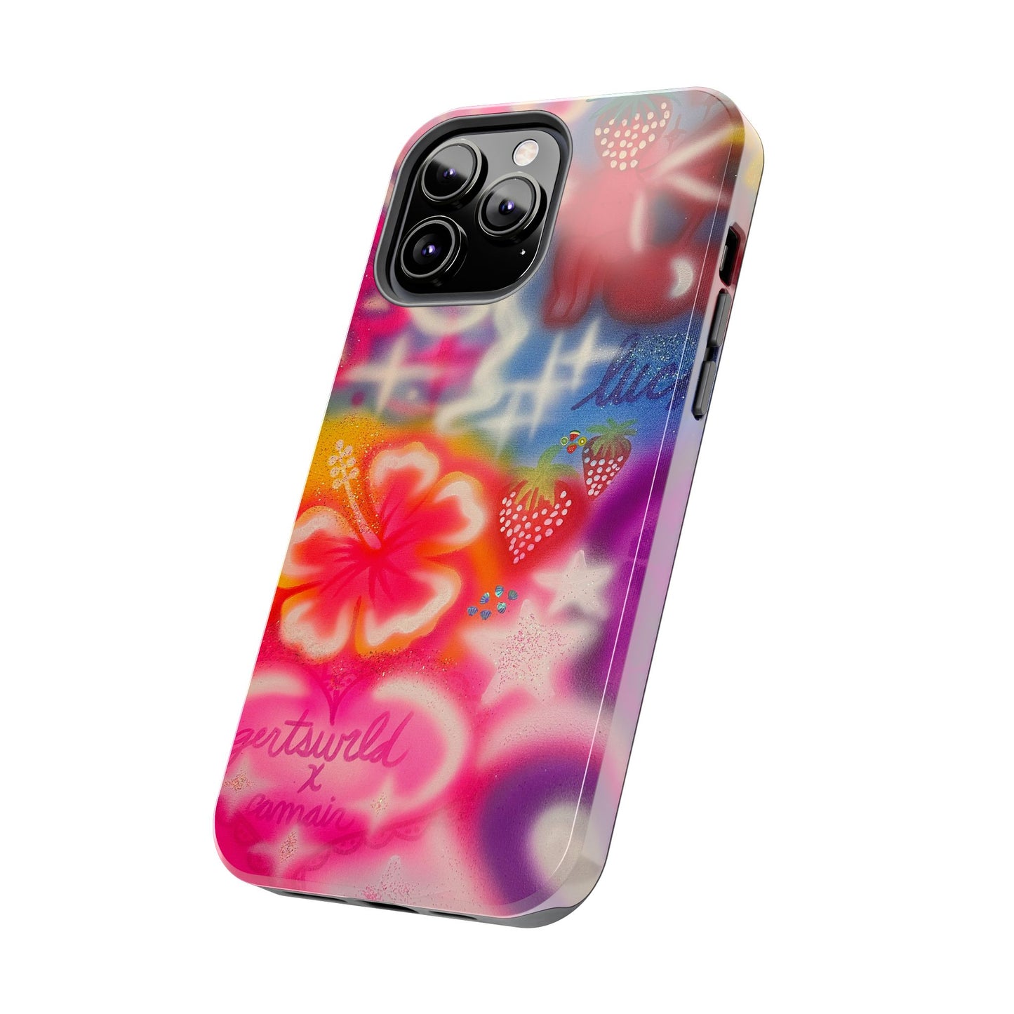 "luck and luv" airbrush iPhone case