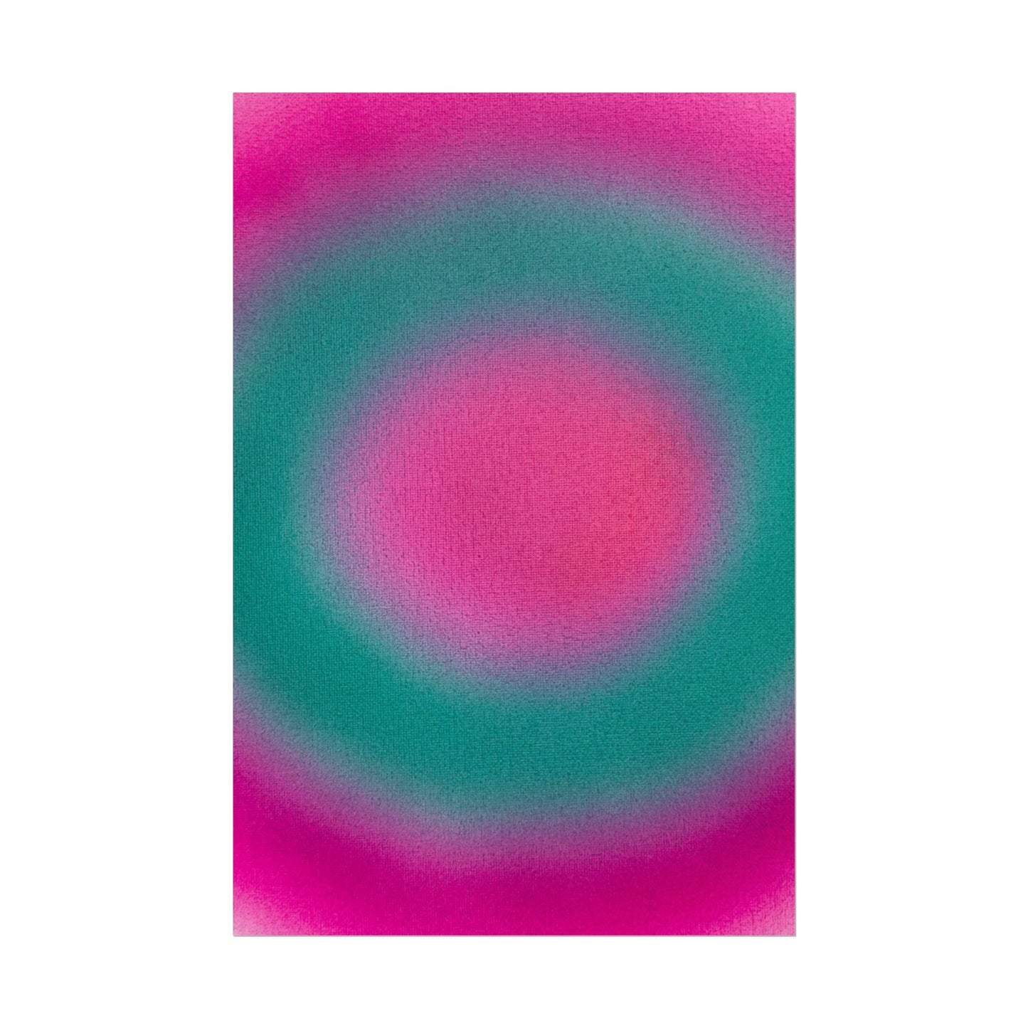 "watermelon swirl" airbrush rolled print