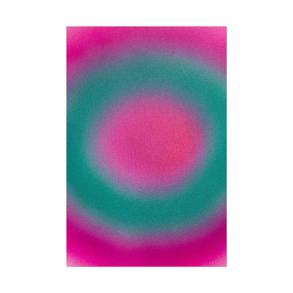 "watermelon swirl" airbrush rolled print
