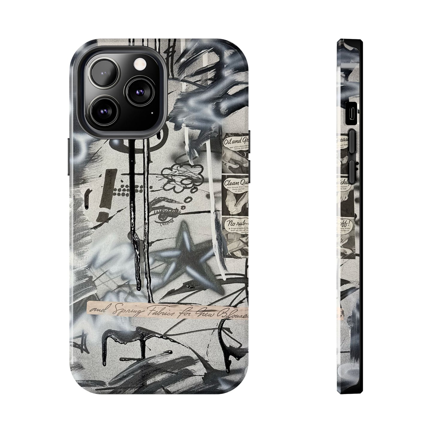 "monochrome mood" airbrush iPhone case