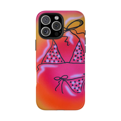 "glitter bikini" airbrush iPhone case