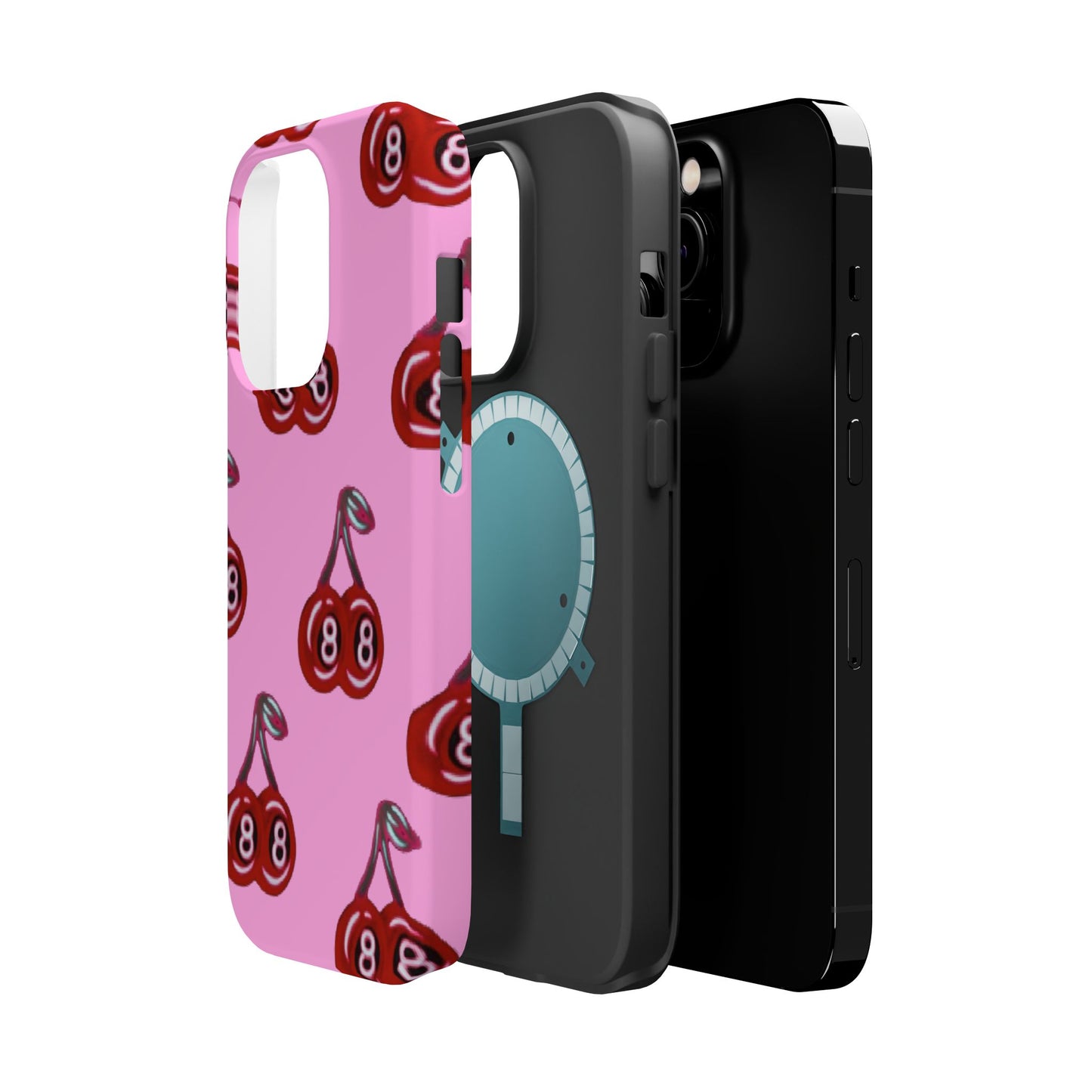 MagSafe "cami cherry pink" Airbrush iPhone Hülle