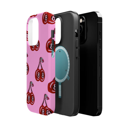 MagSafe "cami cherry pink" Airbrush iPhone Hülle