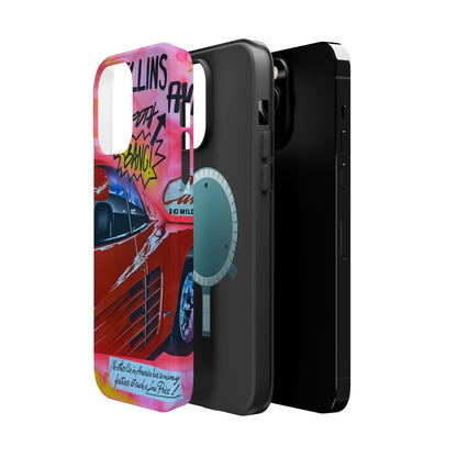 MagSafe "miami momentos" airbrush iPhone case