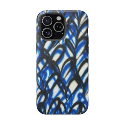 MagSafe "abstract hearts" airbrush iPhone case
