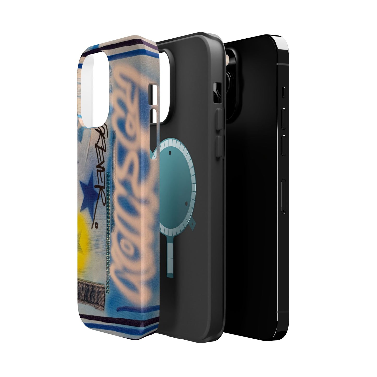 MagSafe "fashion forever" airbrush iPhone case
