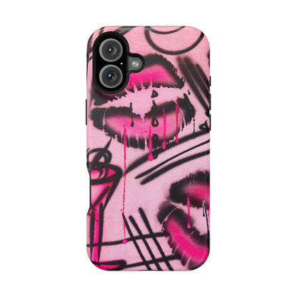 MagSafe "glossy pout" airbrush iPhone case