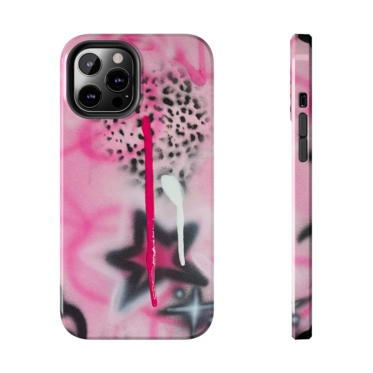 "pink cheetah" airbrush iPhone case