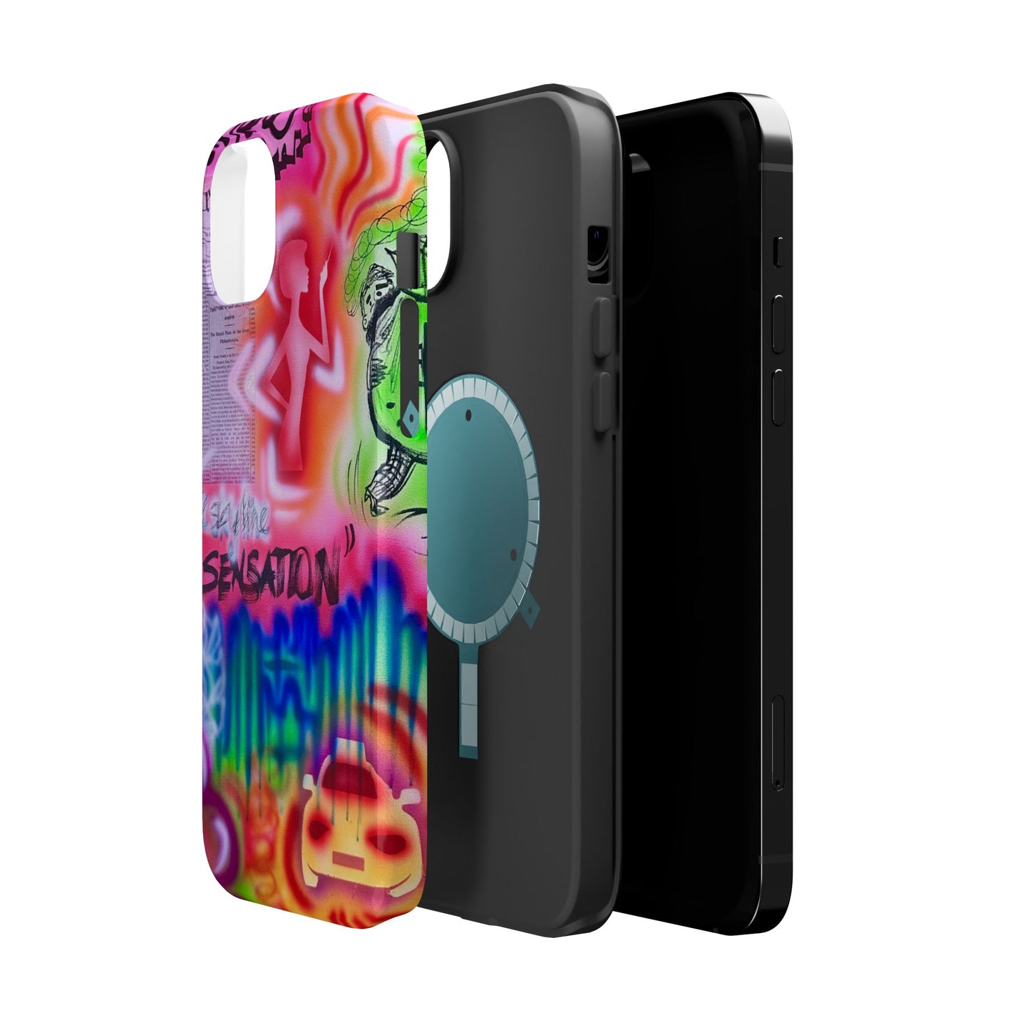 MagSafe "skyline sensation" airbrush iPhone case