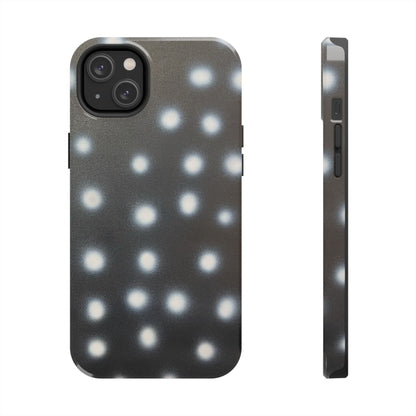 "coconut noir polka dot" airbrush iPhone case