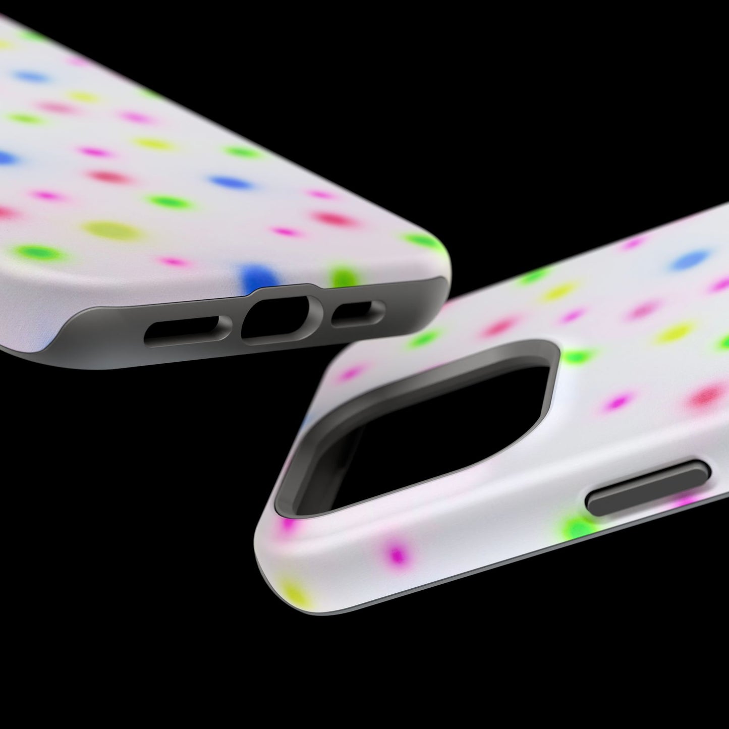 MagSafe "birthday cake polka dot" airbrush iPhone case