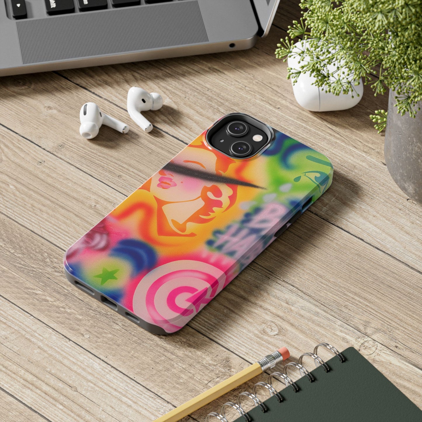 "bad habits" airbrush iPhone case