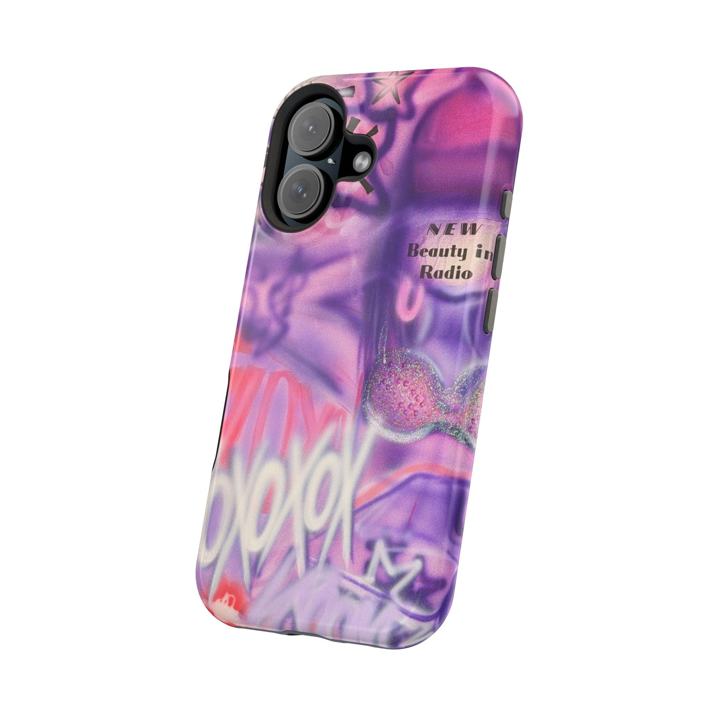 MagSafe "mic check" airbrush iPhone case