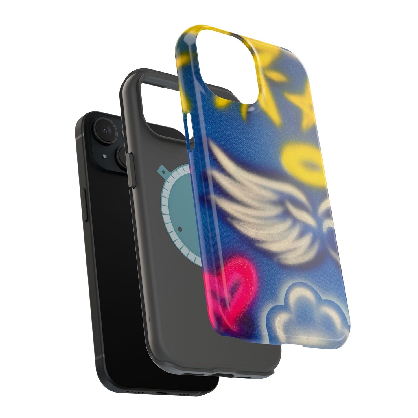 MagSafe "celestial halo" airbrush iPhone case